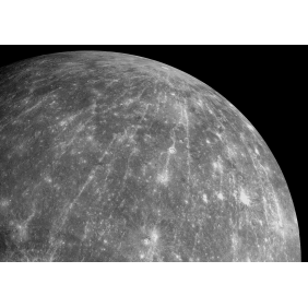 Ударный кратер Хокусай на Меркурии