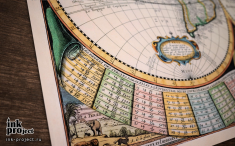 Фотообои «Карта мира, автор Henricus Hondius (1641 г.)»