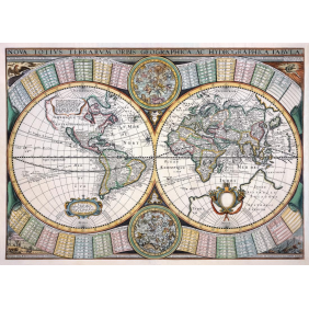 Карта мира, 1641 г.
