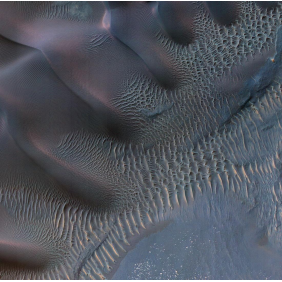 Дюны в районе Земли Ноя на Марсе