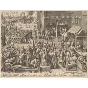 Гравюра, Добродетели, Справедливость (Justicia) (1559-1560) (2590х2000)