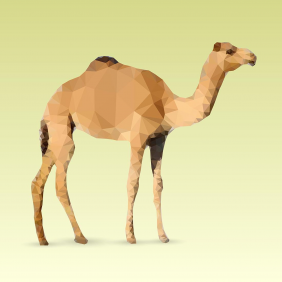 Полигональный верблюд