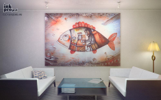 Постер «Рыба-подводная лодка»