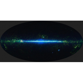 Инфракрасное изображение видимой Вселенной