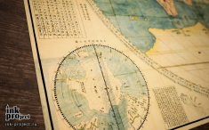 Постер «Карта множества стран мира, Карта Маттео Риччи (1602 год)»