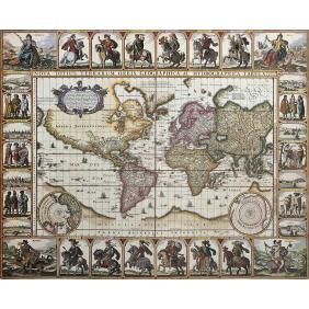 Средневековая карта континентов