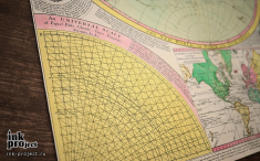 Фотообои «Карта мира составленная из лучших наблюдений и открытий исследователями Anson, Byron, Wallis, Bouganville, Cook (составил карту Bowles, Carington, 1780)»