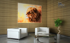 Постер «Рисунок льва»