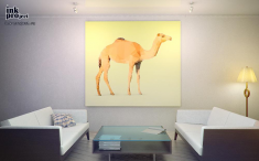 Постер «Полигональный верблюд»