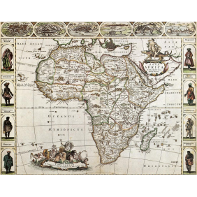 Античная карта Африки
