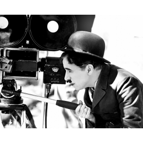 Чарли Чаплин на съемках