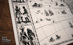 Постер «Карта Африки (автор Guilielmo Blaeuw) 1660 г.»