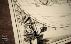 Постер «Навигационная карта, 1700 год.»