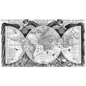 Карта мира 1659 года