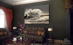 Постер «На берегу перед штормом»