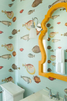 blue-kids-bathroom-fornasetti-ii-acquario-wallpaper-yellow-queen-anne-mirror