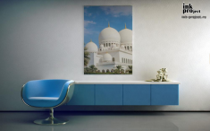 Постер «Мечеть шейха Зайда в ОАЭ» в интерьере
