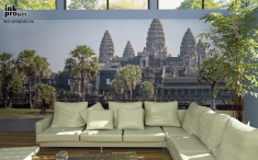 Фотообои «Пруд в Ангкор-Вате»