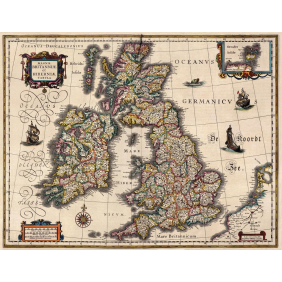 Карта Великобритании и Ирландии
