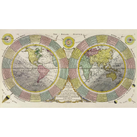 Карта мира 1787 г.