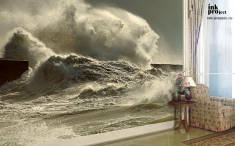 Фотообои «На берегу перед штормом»