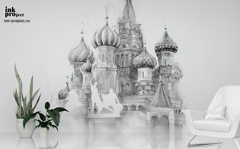 Собор Василия Блаженного, рисунок